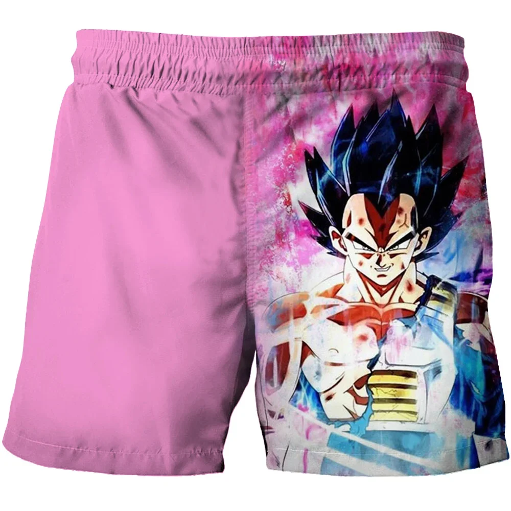 Dragon Ball Goku Pants Children's Boys' Swimming Shorts Summer Quick Dry Swimming Cool Youth Men's  Cartoon Print Beach Shorts
