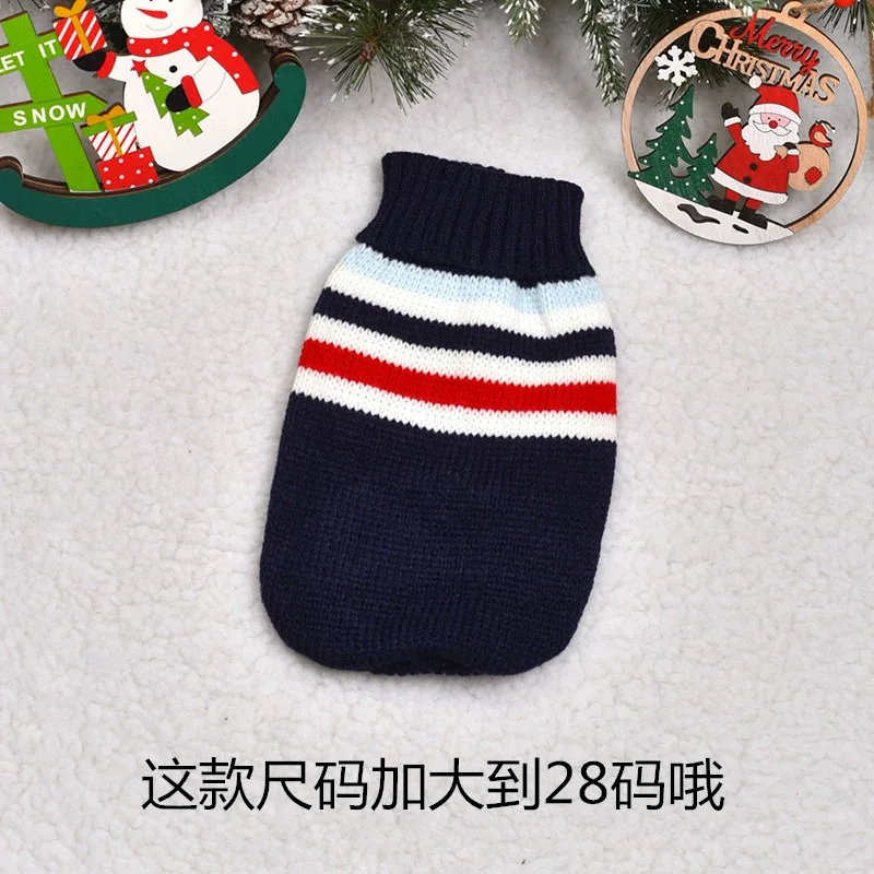 Pet Clothes Dog Sweater Cat Costume Small Dogs Christmas Deer Clothing Coat Halloween Warm Knitted Pet Coat