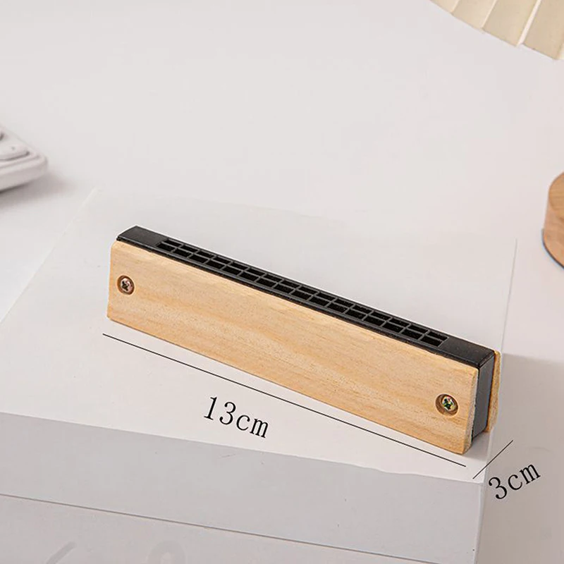 Kids 16 Hole Diatonic Harmonica Wooden Mouth Organ Harp Musical Instrument Toy for Beginners diatonic harmonica kids harmonica mouth harp