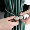 2PCS Magnetic Pearl Ball Curtain Buckles，Tiebacks Backs Curtain Holdbacks Buckle Clips Rods Hook，Home Decorative Accessories New 4