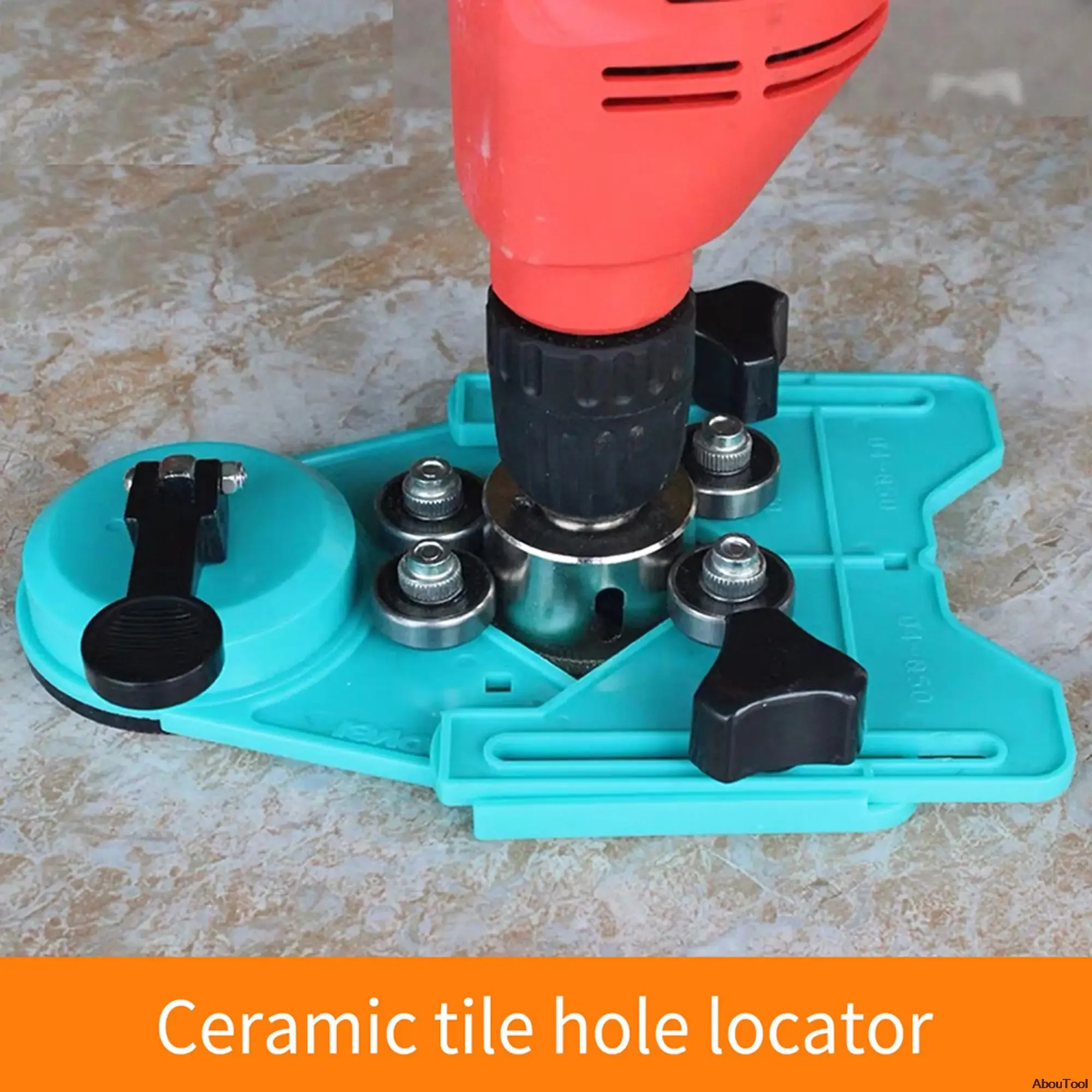 

Drill Bit Diamond Hole Opener Hollow Ceramic Tile Punch Tool Glass Tile Marble Hole Opener Rubber Suction Cup Locator Bottle
