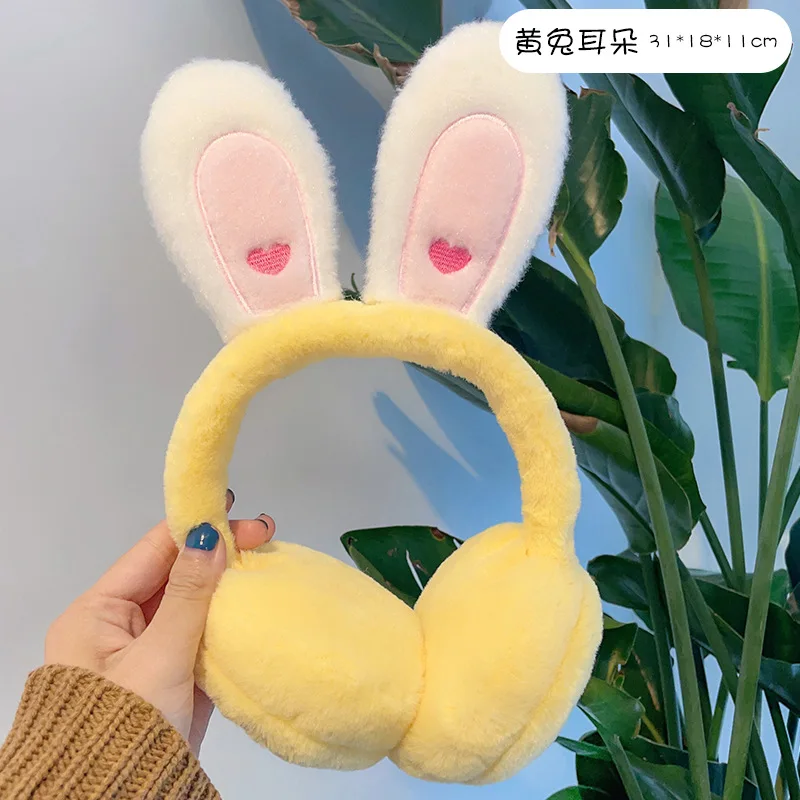 

Winter Warm Cute Folding Earmuffs Student Riding Ear Protection Antifreeze Plus Velvet Thickened Earmuffs Headband