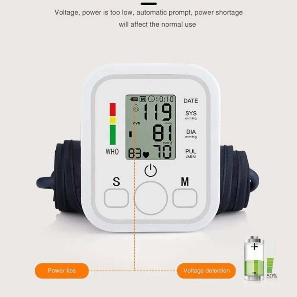 Monitor de Pressão Arterial Digital Automático para Braço