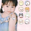 120pcs/lot Cartoon Round Band Aid for Childre Kids Vaccination Plaster Skin Wound Dressing Patch Waterproof Adhesive Bandages 1