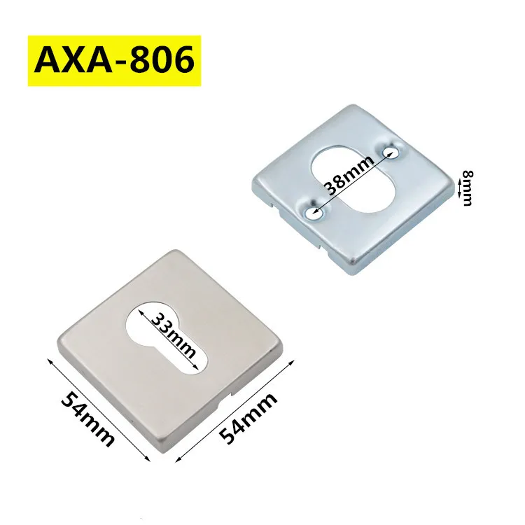 Door lock cylinder 304 Stainless Steel Split Lock Cover Interior Accessories Decorative