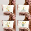 Harajuku Women's Fashion Makeup Bag Little Prince Earth Space Fashion Storage Bag Environmental Protection Large Capacity Wallet 1