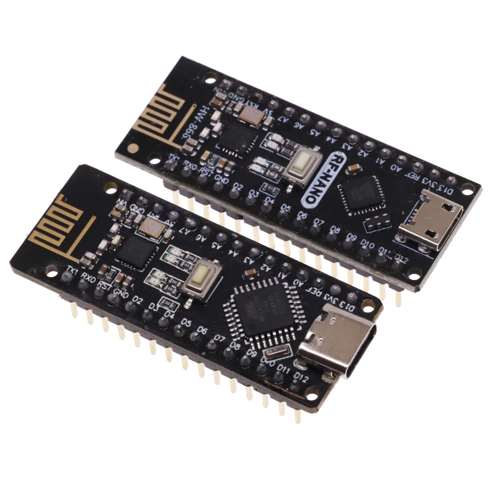 Nano Board with Enhanced Wireless Connectivity, Type-C USB, ATmega328P Processor