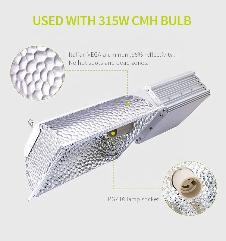 

Sinowell Hydroponic 315 Watt CMH Grow Light