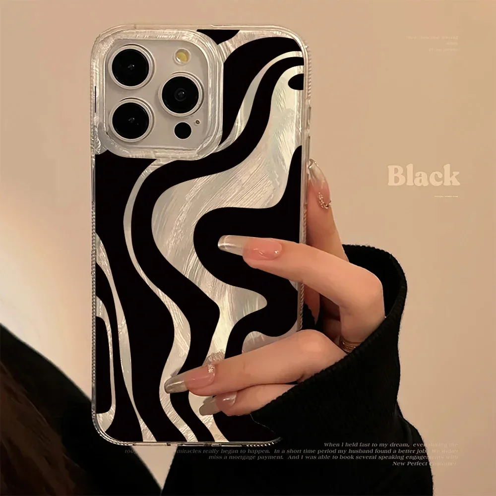 Luxury Laser Wave Design Phone Case Cover