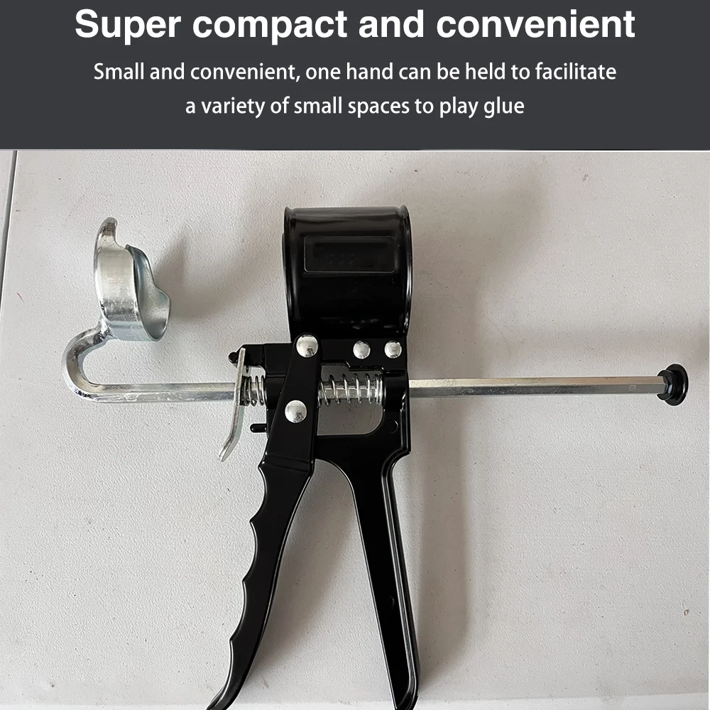 Portable Caulking Filling Tool Al Alloy Manual Caulking Gun Glass Glue Sprayer Professional Sealant Tool for Home Decor