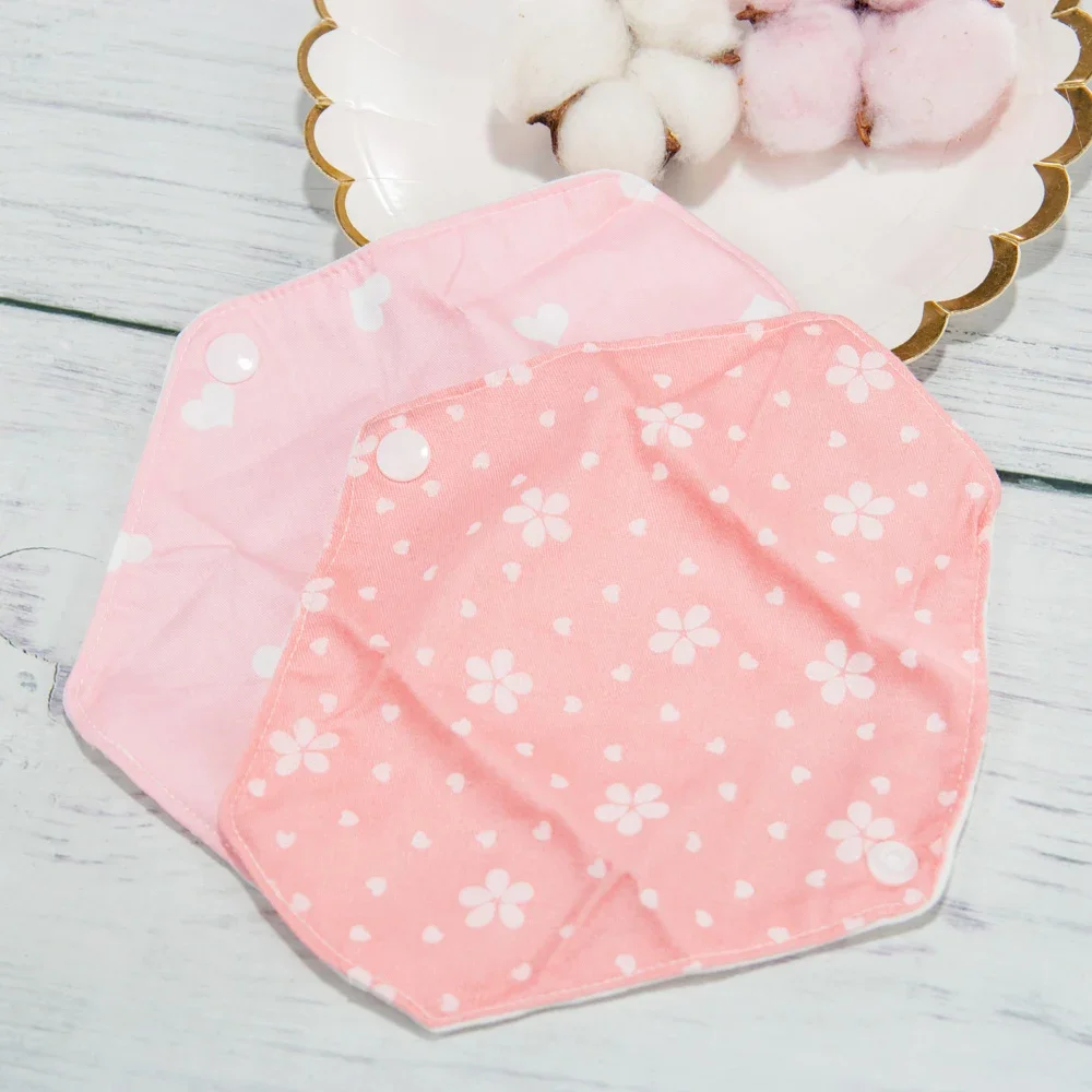 180mm Reusable Menstrual Pads Washable Sanitary Pads Period Cotton Sanitary Pads Soft Women Panty Liner Feminine Hygiene