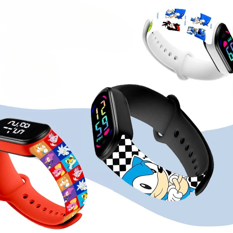 Children's LED Touch Control Waterproof Sport Watch with Silicone Strap – Perfect Birthday Gift