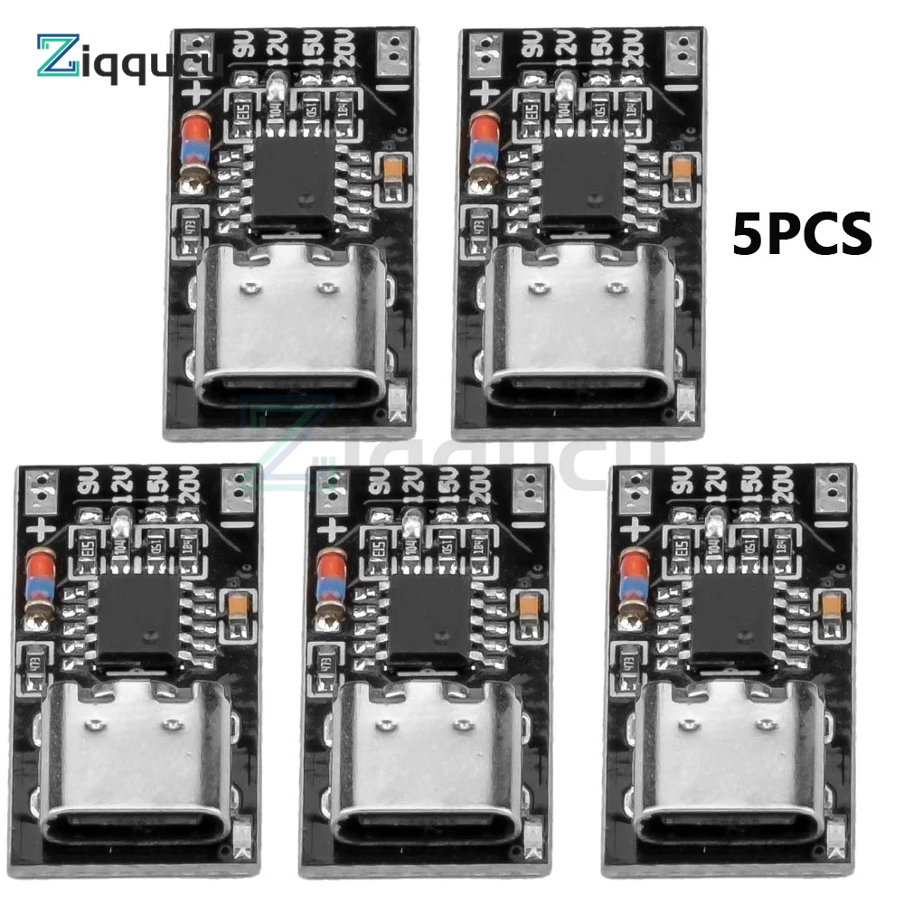 5PCS PD/QC/AFC TYPEC Decoy Board USB Boost Module PD3.0 2.0 PPS/QC4