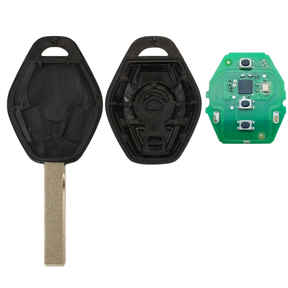3 Button EWS System Car Remote Key AOKTOOL For BMW E38 E39 E46 X3 X5 Z3 Z4 1/3/5/7 Series 315/433MHz ID44 PCF7935 Chip