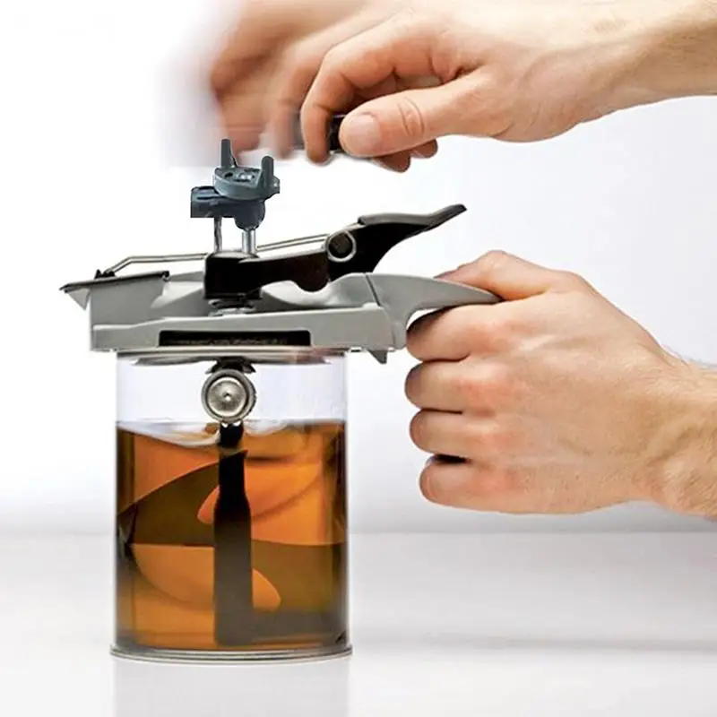 Universal Drip Free Car Paint Dispenser with Better Sealing Effect Car Paint Mixing Blade Mixing Mate Lid for Both Solvent
