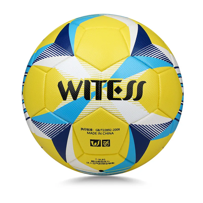 

WITESS Adult and Youth NO.4 and NO.5 Primary School PVC Skin Hot Stick Football No.5 Training Football