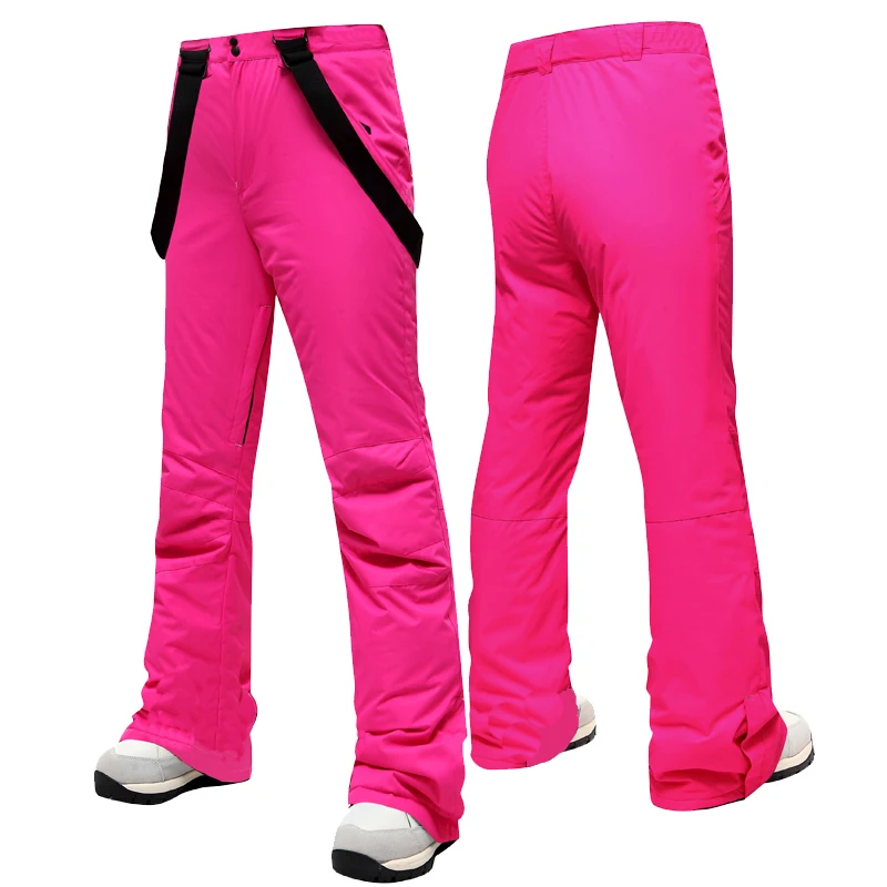 Women Ski Pants Thicken Windproof Waterproof Winter Snow Pants Outdoor Sports Snowboarding Warm Breathable Overalls skiing pants