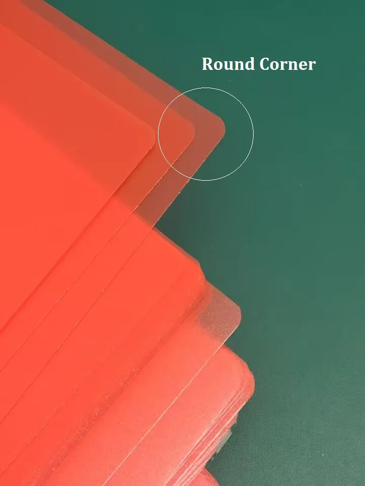 10 Sheets Size 21*30cm Matte Translucent Color PVC Acetate Sheets Plastic Binding Cover With Round Corner Thickness 0.3mm -