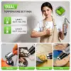 500W Electrical Mini Heat Gun Handheld Hot Air Gun Dual Temperature Setting 500°C for DIY Craft Embossing Shrink Wrapping PVC 3