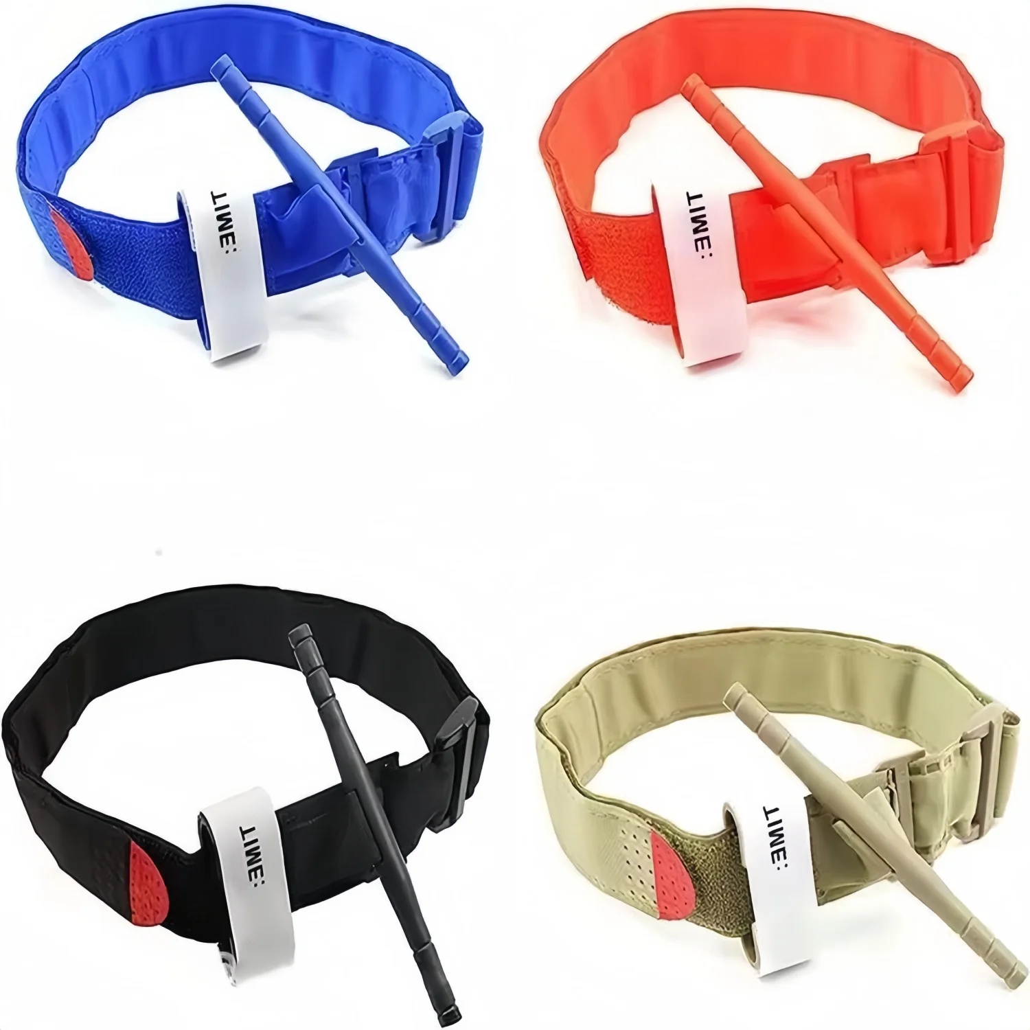 1pcs High Quality Tactical Medical 95cm Tourniquet for Outdoor Exploration Combat Application Red Tip Medical Emergency Belt Aid