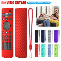 Silicone Remote Case for Vizio XRT140 Smart TV Remote Silicone Protective Sleeve for Vizio XRT140 with Lanyard tv cover 2