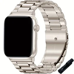 Premium Stainless Steel Watch Strap - Elegant Metal Bracelet Replacement for S10-42MM 38 40 41MM (Starlight)