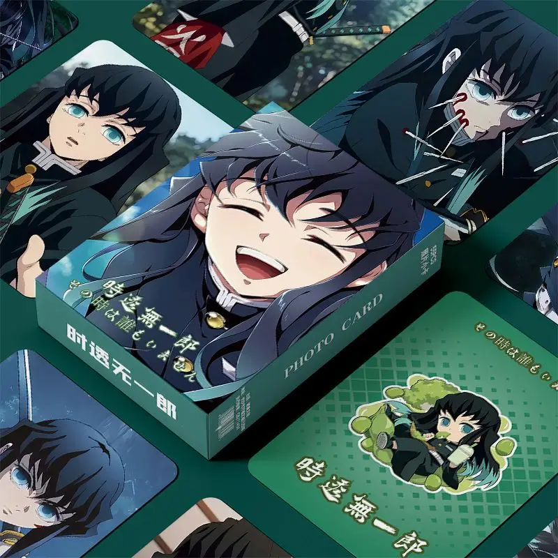 55 ピース/箱鬼滅の刃時透無一郎シングルミニカードレーザーロモカード
