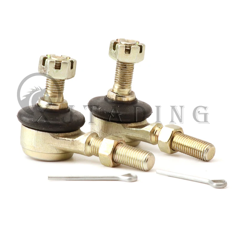 1Pair M10 Left & Right Hand Thread Steering Tie Rod Ends Kit For Yamaha