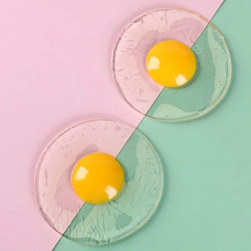 Simulation Egg Fake Fried Eggs Artificial Poached Egg Model Restaurant Display Props Kids Playhouse Kitchen Toy kitchen food toys food photography props food model