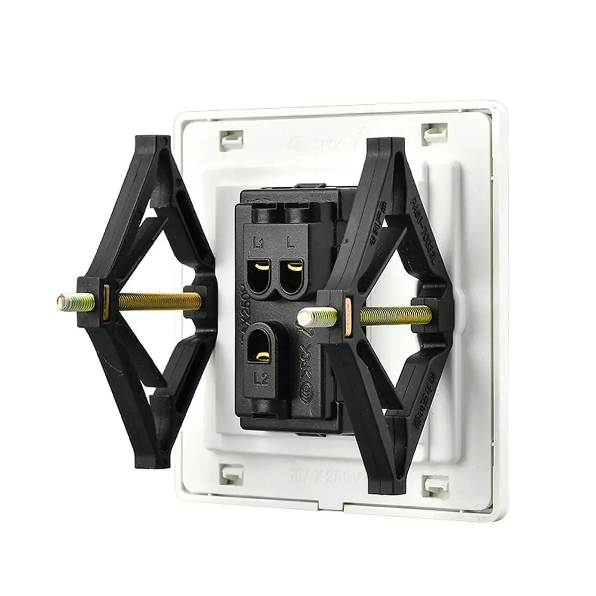 Switch Box Repair Tool 50/1PC 86 Type Cassette Repairer Dark Box Sockets Bottom Repair Box Fixed Support Rod Switch Sockets Case Home Repair Tools