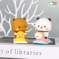 Bubu Dudu Anime Figures Model Toys Exciting Collectible Cute Panda Figure Kawaii Bear Doll Ornament Home Children Christmas Gift