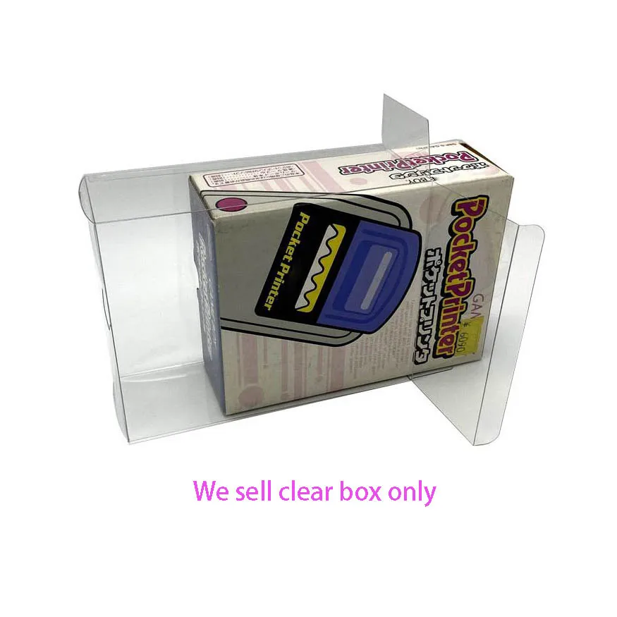 Custodia Protettiva Trasparente Per Animali Domestici Per Gameboy Gb Gbc Pocket Printer Clear Storage Display Box Collection Case