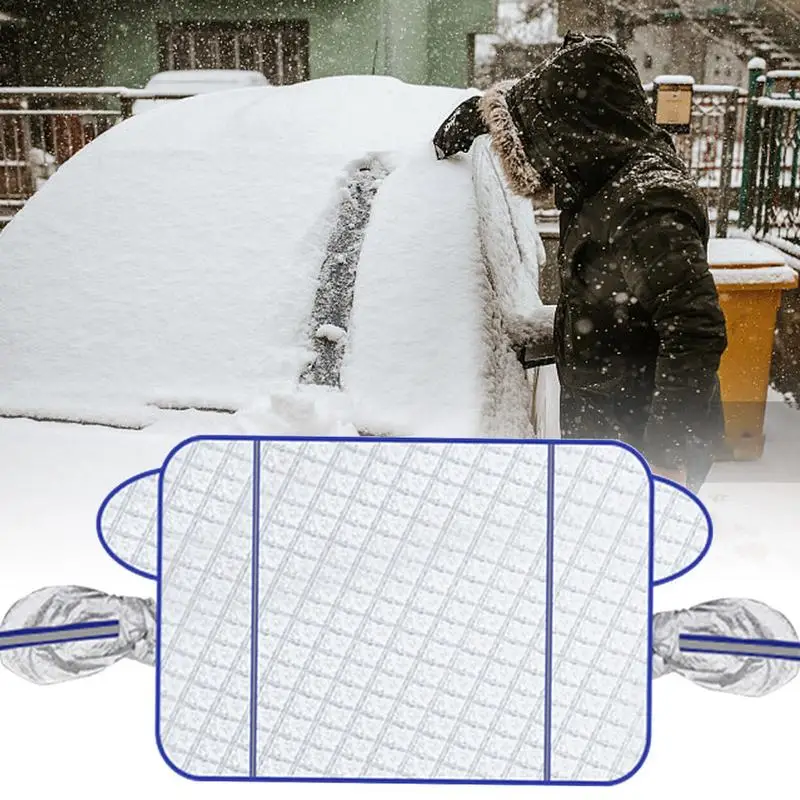 Magnetische Auto Windschutzscheibe Schnee Frost Abdeckung Winter Eis Schnee  Frost Wache Sun Schatten Protector Auto Frontscheibe Eis Schnee Abdeckung -  AliExpress