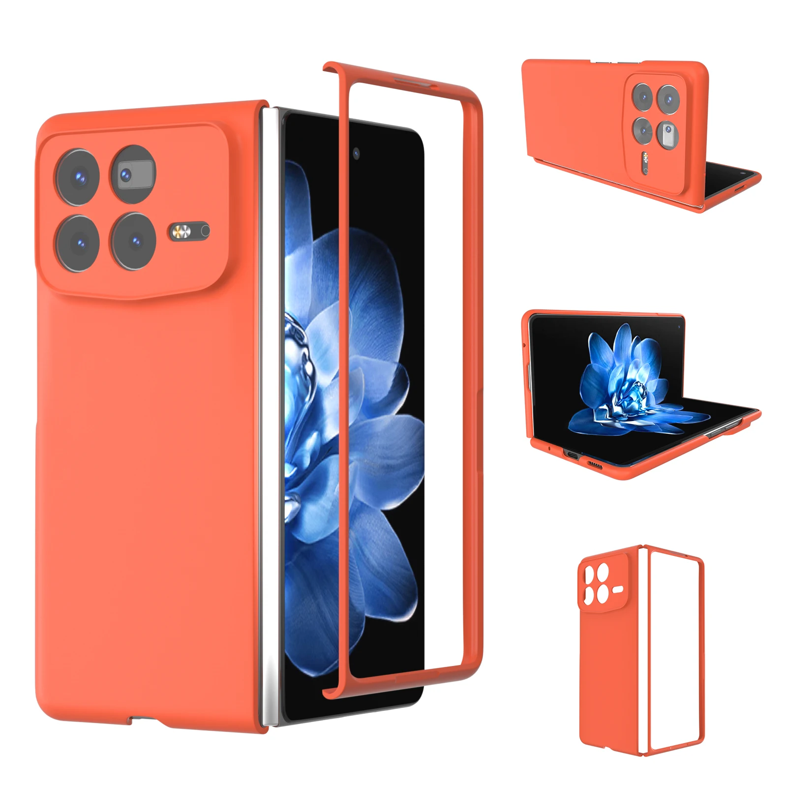 Ultra-Thin Skin Feel Hard Case - Anti-Fouling, Comfortable Grip, Super Slim Folding Protective Cover