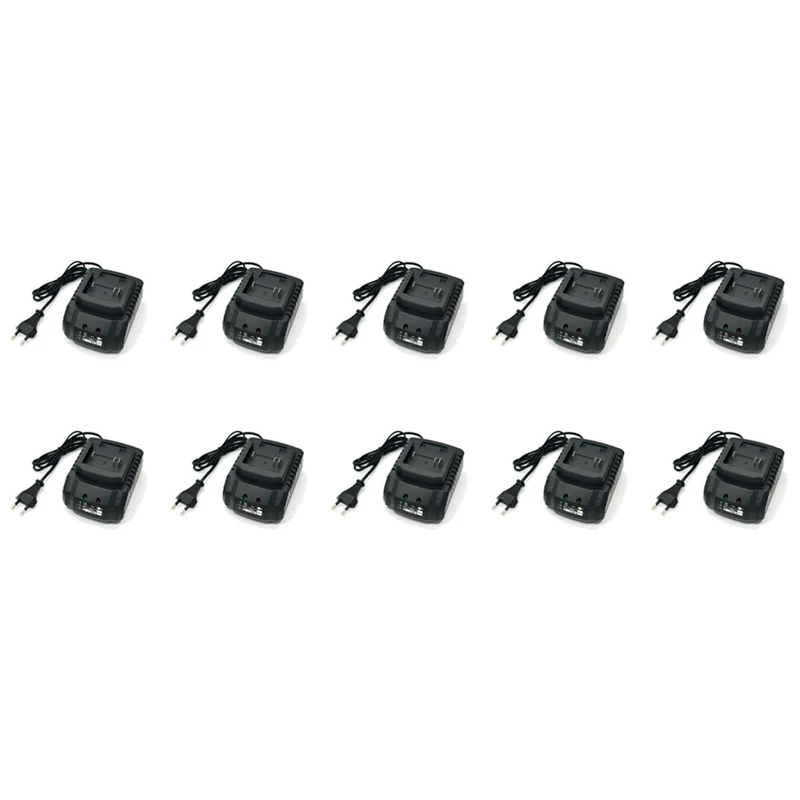 

10X Charger For Makita Lithium 18V 21V Battery Apply To Cordless Drill Angle Grinder Electric Blower Power Tools EU Plug