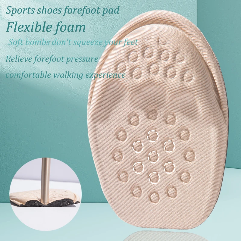 Shoe Insoles Forefoot Pads Half Insoles for Shoes Inserts Forefoot Insert Non-slip Sole Cushion Reduce Shoe Size Filler High Heels Pain Relief Shoe Pads