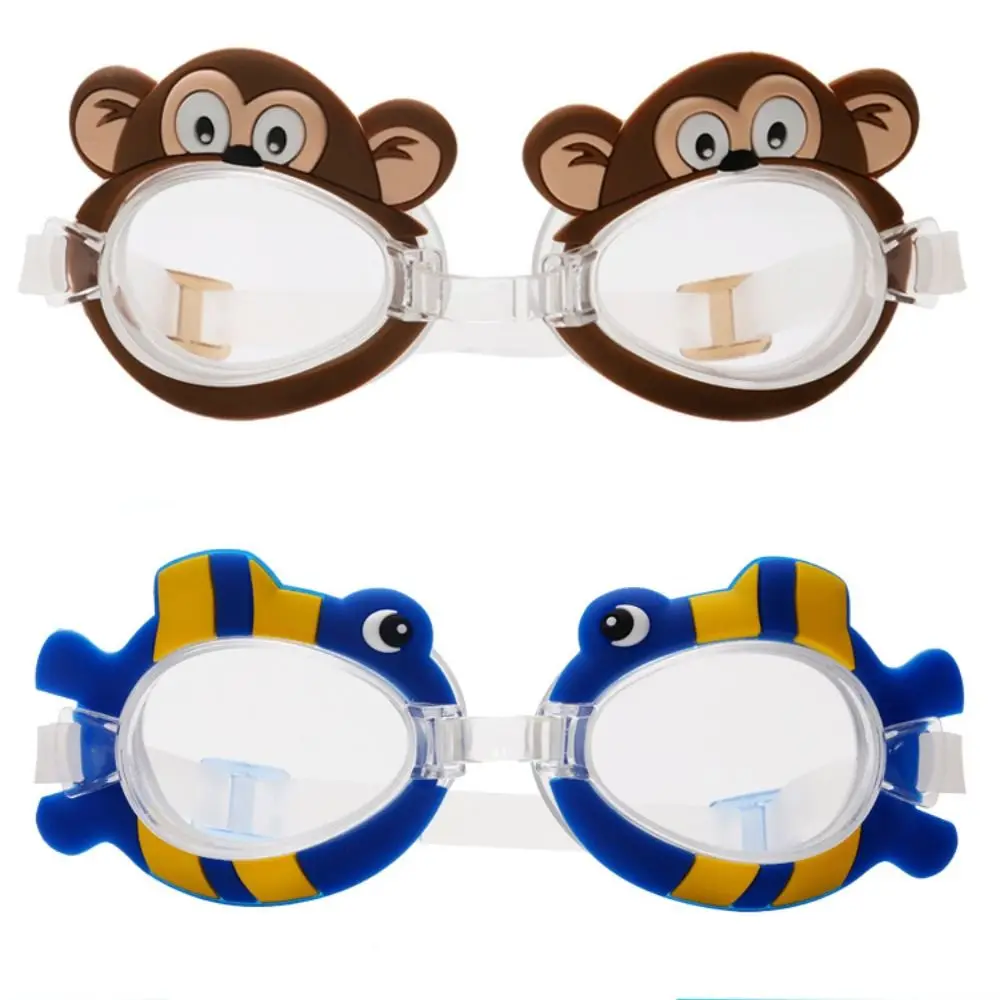 Silicone Kids Anti Fog Swimming Glasses Diving Surfing Goggles Cute Cartoon Boys Girls Bathing Summer Swim Eye Wear