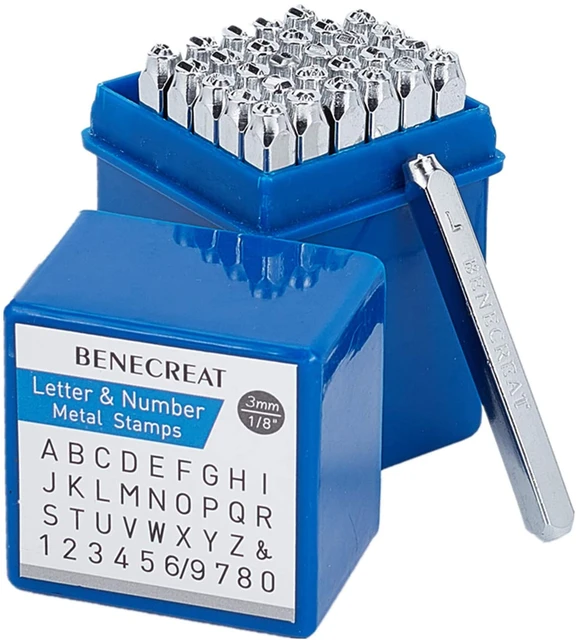 Metal Stamping 36PCS DIY Metal Stamping Kit Number & Letter Stamps Set  (a-z, 0-9, #, ) Jewelry Stamping Kit 1/8 (3mm) - AliExpress