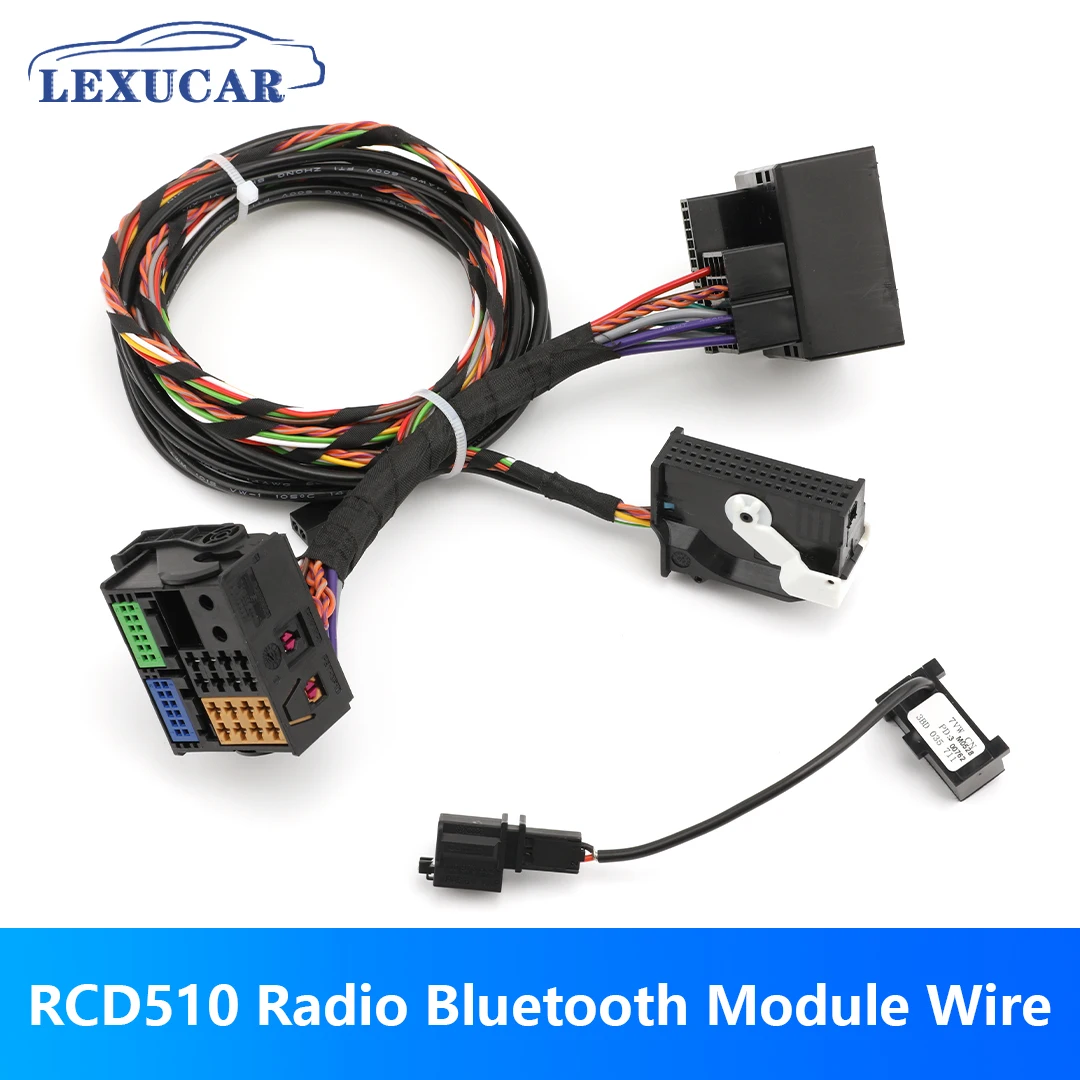 Rcd510 Rns510 Bluetooth-Compatible Plug&Play Harness Cables With Mic Microphone For Vw Golf Passat Tiguan Jetta 9W2 9W7 9Zz
