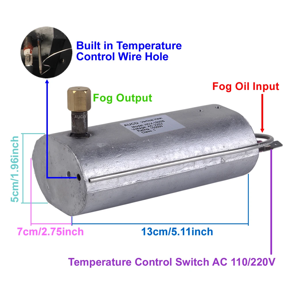 Vertical Smoke Fog Machine 400W 900W 1200W 1500W 3000W Erect Heater Rod For Steam Fogger Water Heating Core DJ Party Stage Parts smoke fogging machine parts