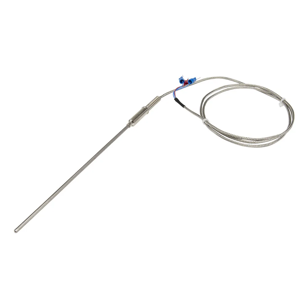

FTARP08 PT100 type 1m metal braided cable 150mm flexible probe head RTD temperature sensor diameter 3mm 4mm 5mm 6mm WZPK-191