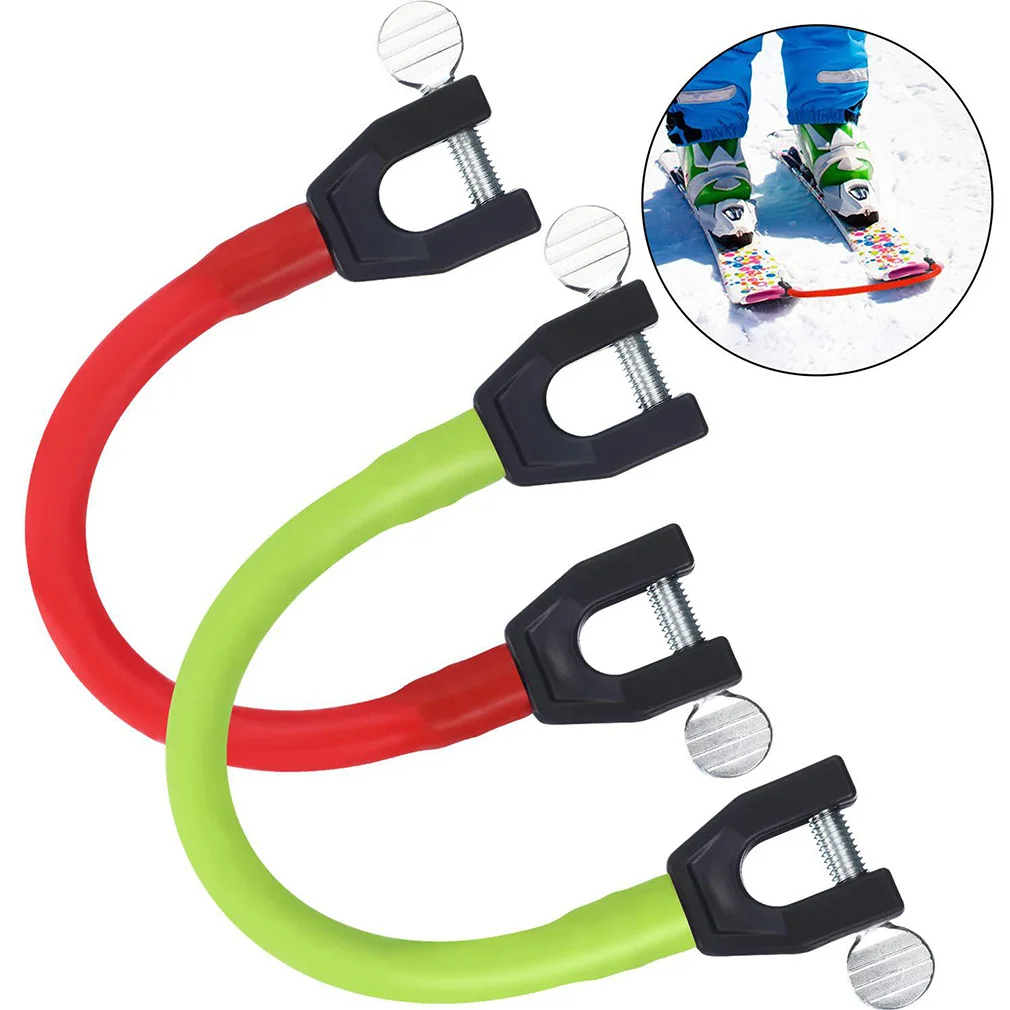 Simple ski wedge training aids durable ski tip connector Snowboard retainer 