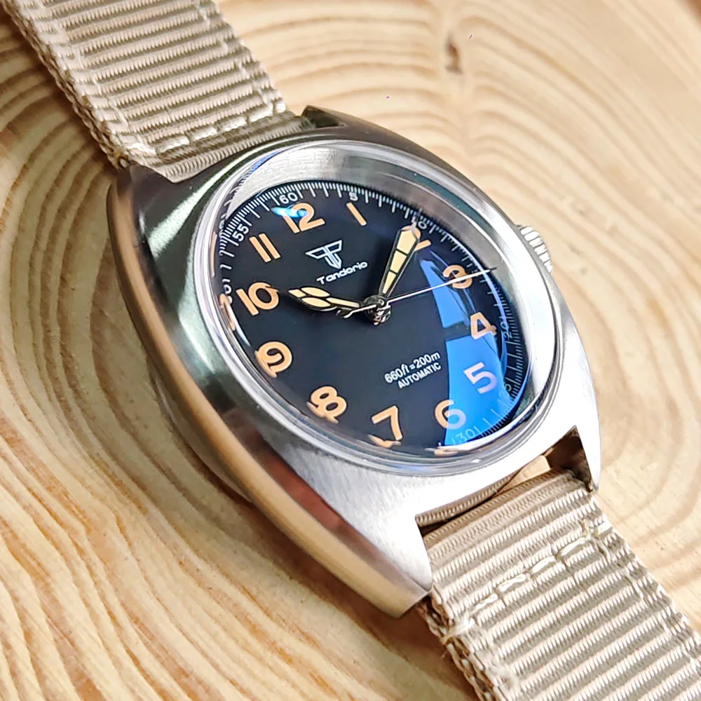 日本の縮れた時計,36mmのダブルレベルナイロンストラップ,日本の