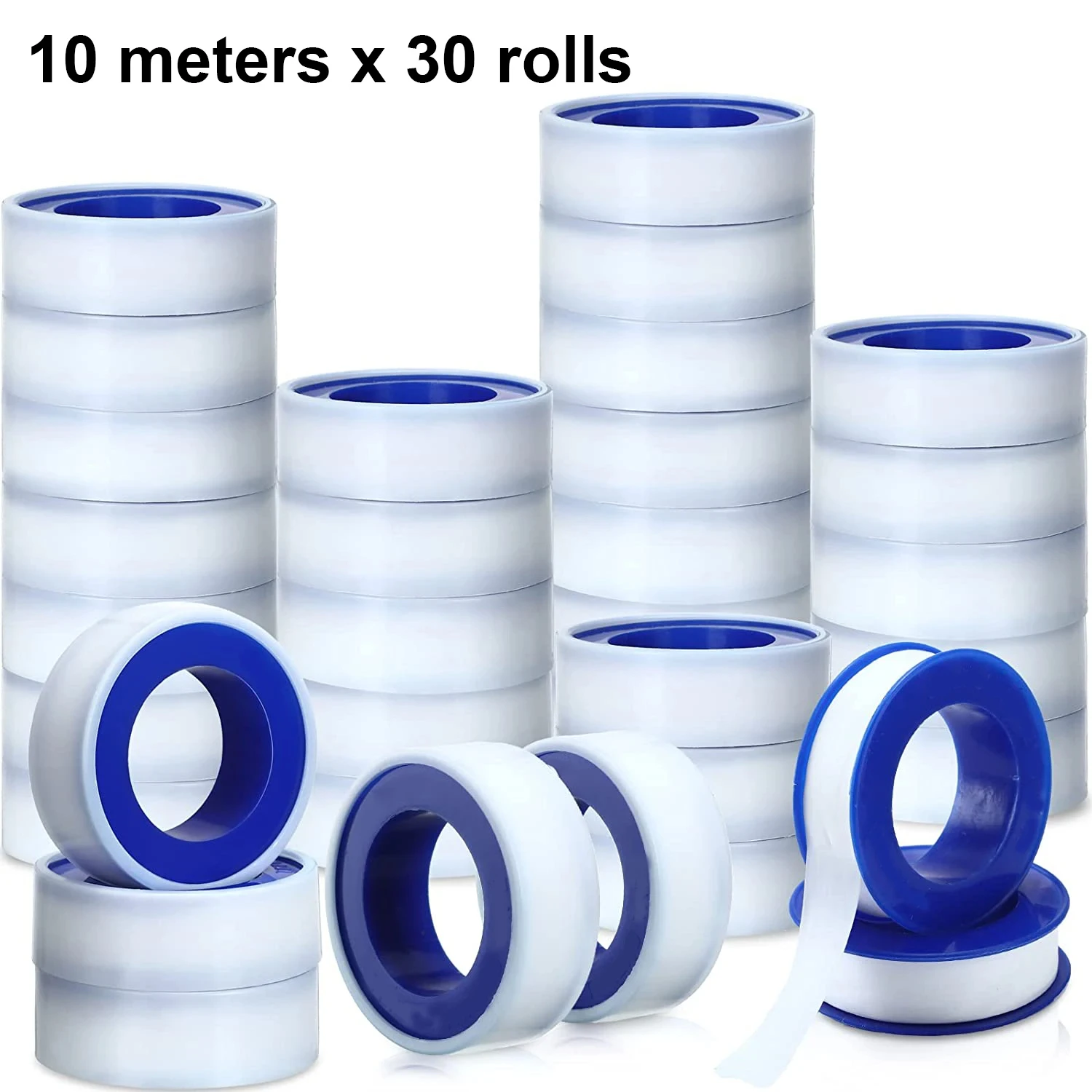 5/10/30 roll PTFE water pipe tape oil-free tape sealing tape accessories screw sealing tape home improvement utility plumbing