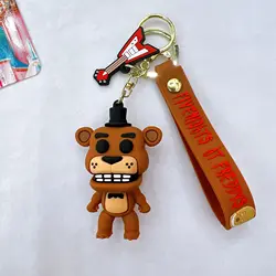 Wholesale Cartoon Freddy Bear Action Figure Keychain Toy (05)