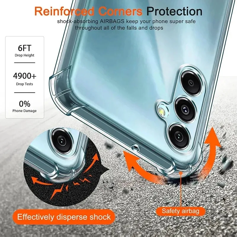 Transparent Silicone Clear Soft Case Back Cover