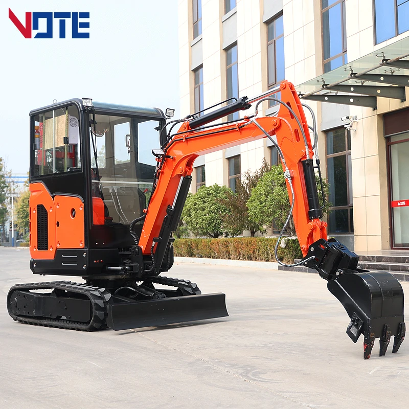 Excavator Ton 2 Mini New Excavator Price 1.5ton 1.7 Ton 2 Ton Mini  Excavator Digging Hydraulic Small Micro Digger Machine Prices