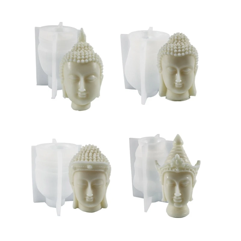 

Figure Molds Moulds Buddhas Head Silicone Crafts Mould Silicone Material Perfect Gift for Hand-Making Dropship