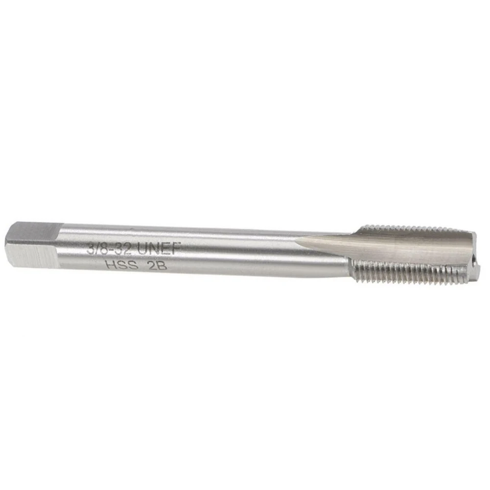 1Pc Right Hand Tap 3/8-32 UNEF HSS Thread Pitch 3/8"-32 Tool Cutting Consumables Accessories Screw Removal Hand Tool Manual Tool