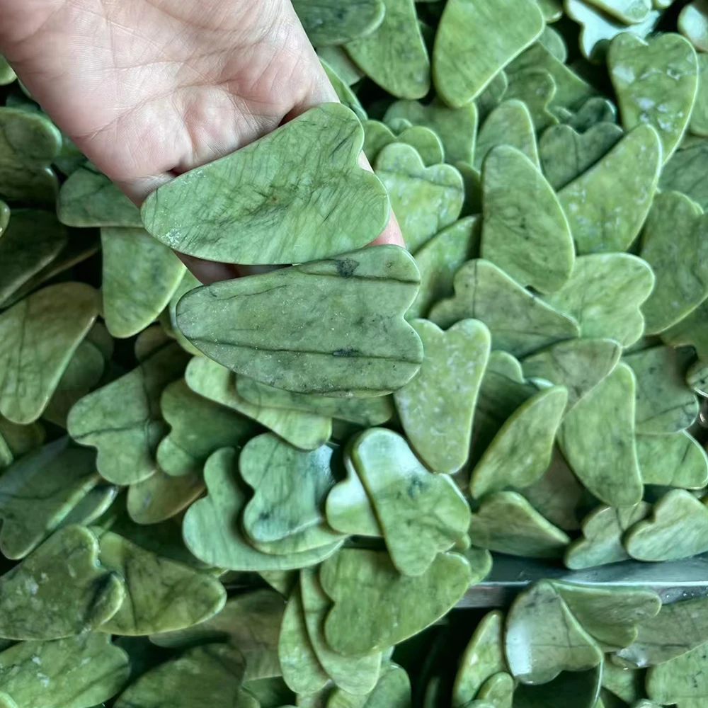 Natural Jade Guasha Scraper Face Massage Skincare Skin Scraping Gua Sha Scraper Face Beauty Body Slim anti Wrinkles Massager 6